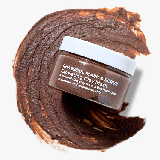 Rhassoul Mask &amp; Scrub – Luxurious Moroccan Clay